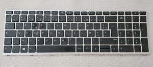 tipkovnica za HP ProBook 650 G4 655 G4 650 G5 - AZERTY postavitev - brez osvetlitve - več združljivih številk delov - rabljeno