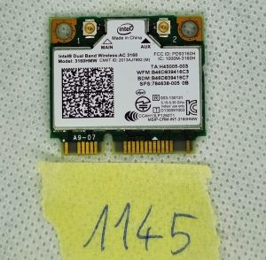 HP Probook 430 G2 brezžična kartica WiFi 784638-005 784638-001 - rabljeno