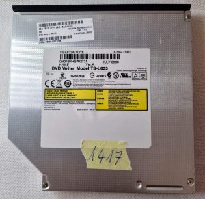CD-RW in DVD+RW pogon SATA za prenosnik HP TS-L633 in Toshiba Satellite L305. - rabljeno