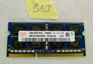 HYNIX 1X4GB 4GB HMT351S6CFR8C DDR3 4GB 2Rx8 PC3 12800S prenosni računalnik RAM pomnilnik - rabljeno
