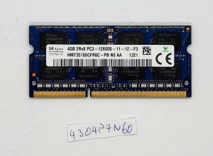 HYNIX 1X4GB 4GB HMT351S6CFR8C-H9 DDR3 4GB 2Rx8 PC3 10600S prenosni računalnik RAM pomnilnik - rabljeno