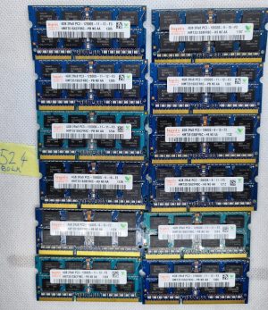 BULK 12 x HYNIX 4GB HMT351S6CFR8C-PB N0 AA PC3-12800S DDR3-1600 Laptop RAM pomnilnik - rabljeno