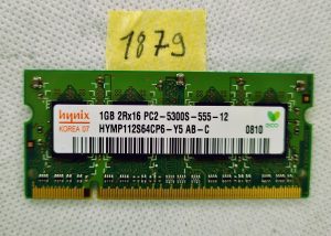 HYNIX HYMP112S64CP6-Y5 1GB DDR2 PC2 5300S Modul RAM za prenosnike - Izboljšana zmogljivost! - rabljeno