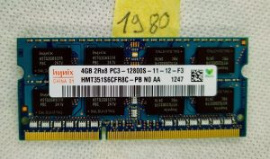 Hynix HMT351S6CFR8C-PB 4GB DDR3 1600MHz PC3-12800S SODIMM prenosni RAM - Hitra in zanesljiva zmogljivost! - rabljeno
