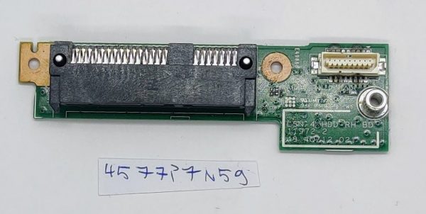 IBM Lenovo ThinkPad T430S T420S Plošča za povezavo trdega diska Prava zamenjava - rabljeno