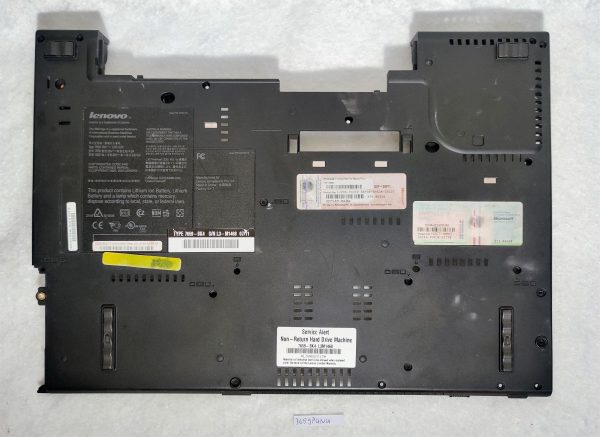 IBM Lenovo ThinkPad T61 T61p 14 Osnovni spodnji pokrov ohišja 42W2523 42W2523 Delovni deli za prenosnike - rabljeno