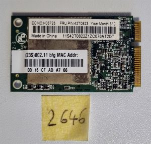 IBM odklenjena MC8775 WWAN kartica X61 T61 R61 Z60 42T0931 42T0883 42T0823 deli za prenosnike - rabljeno