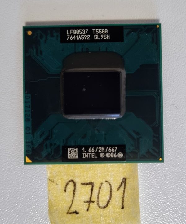 INTEL LF80537 T5500 SL9SH procesor 1,66 GHz 2 MB 667 MHz za Packard Bell Minos GM MGM00 - rabljeno