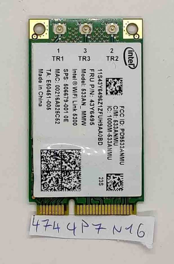 Intel 533AN_MMW WiFi 5300 kartica FRU 43Y6495 - rabljeno
