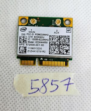 Pristna HP 572509-001 539522-001 WiFi kartica 622ANHMW 300Mbps 802.11a/g/n - rabljeno