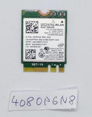 Intel 7260NGW 802.11AC NGFF Brezžična Wifi + Bluetooth BT 4.0 Mini WLAN Kartica 0GPFNK - rabljeno