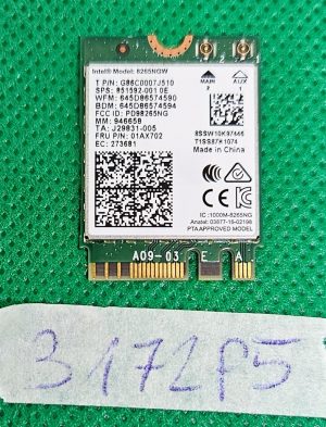 Intel 8265NGW Dvopasovna WiFi BT kartica 867Mbps Mini PCIe 802.11ac 4.2 Delovi za prenosne računalnike - rabljeno