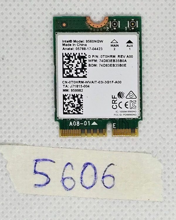 Intel 9560NGW CN-0T0HRM WiFi kartica za Dell Latitude 5500 - Uporabni del - rabljeno