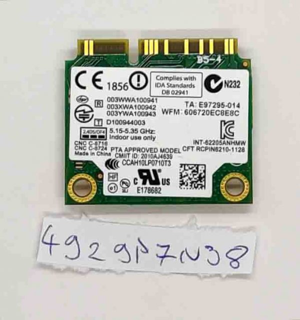 Intel Centrino Advanced-N 6205 WiFi kartica za Thinkpad T430S X230 X220i T530 60Y3253 - rabljeno - Image 2