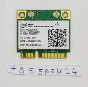 Intel Centrino Wireless-N 1030 11230BNHMW WiFi kartica za Fujitsu Lifebook AH531 - rabljeno