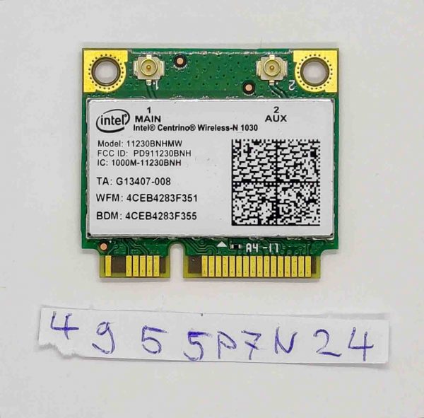 Intel Centrino Wireless-N 1030 11230BNHMW WiFi kartica za Fujitsu Lifebook AH531 - rabljeno