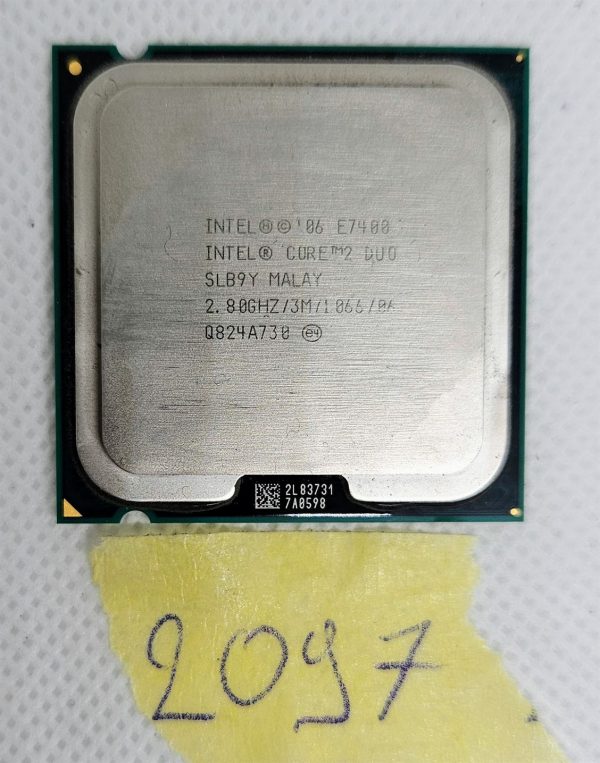 Intel Core 2 Duo E7400 SLB9Y 2,8 GHz 3MB 1066MHz Dvojedrni LGA 775 Socket T procesor - Povečajte zmogljivost svojega računalnika! - rabljeno