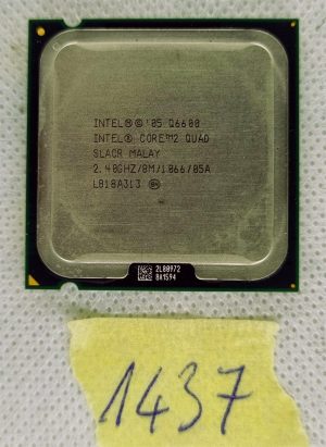 Intel Core 2 Quad Q6600 - 2,4 GHz štirijedrni procesor (BX80562Q6600) Procesor SLACR CPU - rabljeno