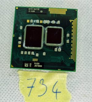 Intel Core i5-460M SLBZW 2,53GHz (maks. 2,80GHz), 988-pinski PGA 2,5 GTs procesor - rabljeno