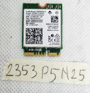 Intel Dual Band AC 9560 9560NGW NGFF 1,73 Gbps BT5.0 brezžične kartice C1W2 H - rabljeno