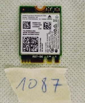Intel Dual Band Wireless-AC 7265NGW WiFi + Bluetooth kartica - rabljeno