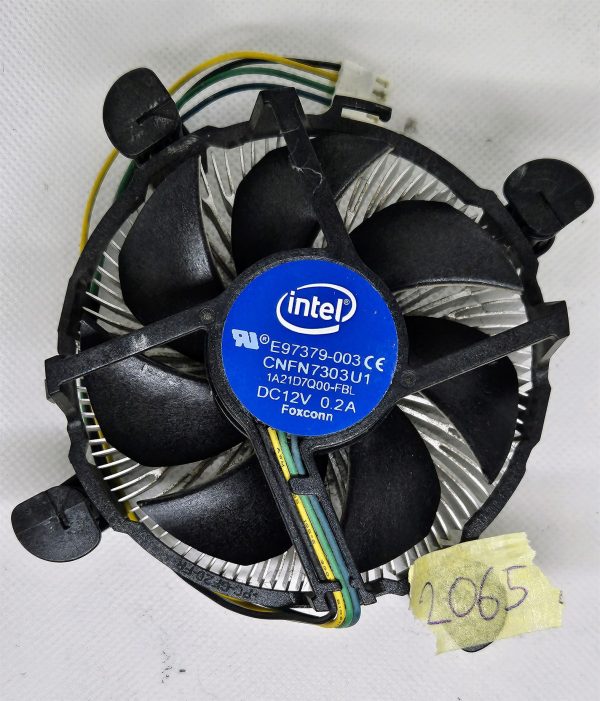 Intel E97379-003 hladilni ventilator za procesor CPU za vtičnico 115011551156 OEM 4-pinski - rabljeno