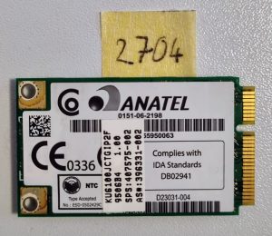 Intel HP 6720S 407575-002 396331-002 407576-002 WM3945ABG Brezžična WiFi kartica - Originalni OEM deli za prenosnike - rabljeno