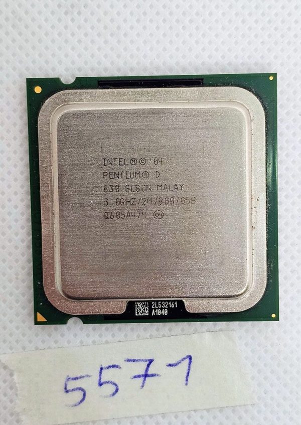 Intel Pentium D 830 SL8CN procesor s dvojno jedro za namizne računalnike - Preizkušen in delujoč - rabljeno