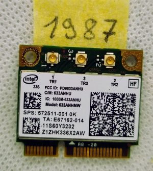 Intel Ultimate-N 6300 633ANHMW WiFi kartica za IBM Lenovo T430 T410S X201 W510 W700 - rabljeno