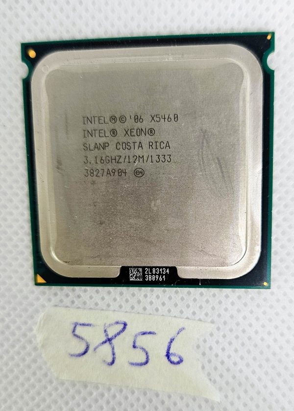 Intel Xeon SLANP X5460 3,16 GHz 12 MB predpomnilnika 1333 MHz FSB štirijedrni procesor | Strežni procesor - rabljeno