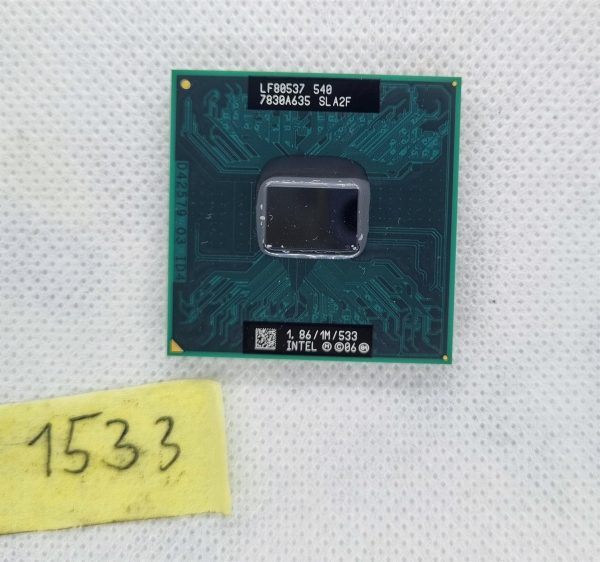 Intel Celeron® M 540 procesor SLA2F 1,86 GHz 533 MHz 1 MB LF80537 - rabljeno