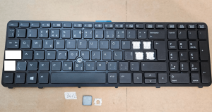 Posamezna tipka za tipkovnico za HP ZBook 15 17 G1 G2 733688-031 SN7123BL s osvetlitvijo! - rabljeno