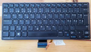 Tipkovnica UK Dell Latitude 12 5000 E5250 E7250 E7270 angleška 0D2C6M - rabljeno