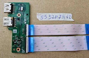 L90437-001 USB plošča HP Chromebook 14 G6 s ravnimi kabli DA00GATH6D0 REV:D - rabljeno