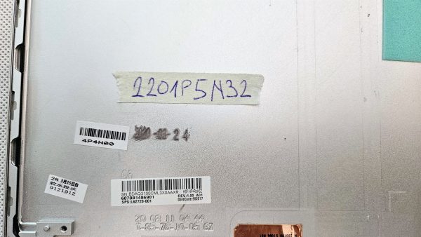 LCD zadnji pokrov za HP Elitebook 840 G6 745 G6 zgornji zadnji pokrov L62729-001 srebrne barve - rabljeno - Image 3