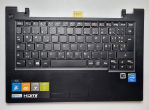 Palmrest Lenovo S20-30 z touchpadom in UK/SLO tipkovnico - Originalna zamenjava - rabljeno