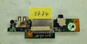 Lenovo S20-30 USB bralnik SD kartic, avdio priključek, priključek za slušalke, plošča BH5290C - rabljeno