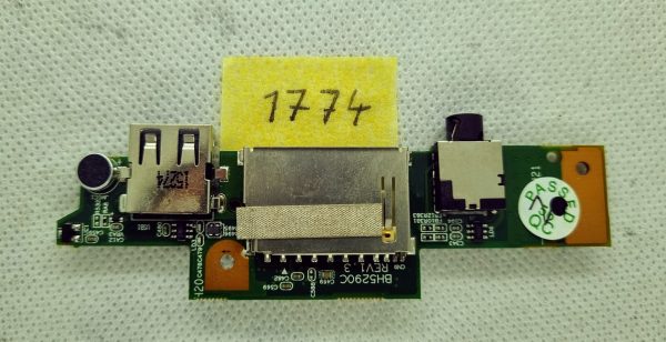Lenovo S20-30 USB bralnik SD kartic, avdio priključek, priključek za slušalke, plošča BH5290C - rabljeno