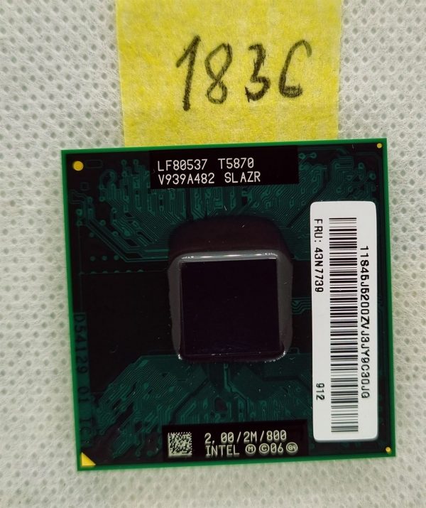 Lenovo THINKPAD T400 Intel Core Dual 2.0GHz T5870 CPU Slazr 43N773 - Zanesljiva zmogljivost! - rabljeno