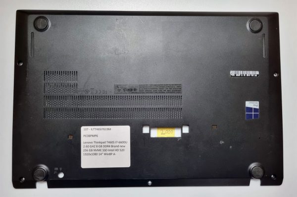 Ohišje spodnjega dela Lenovo THINKPAD T460s SM10H22116 - Originalna rezervna delovna komponenta - rabljeno