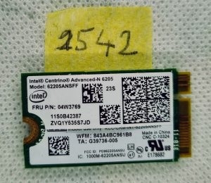 Lenovo THINKPAD X1 Carbon 1. generacije WLAN karta Wifi 04W3769 - rabljeno
