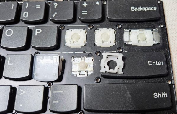 Posamezna - ena tipka in tečaj za Lenovo ThinkPad Carbon X1 Gen 3 US tipkovnico SM20G18605 MQ6-US (osvetljena) - rabljeno - Image 2
