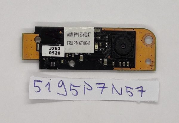 Lenovo ThinkPad L430 L530 T530 X230 spletna kamera - 63Y024863Y025063Y0249 - rabljeno