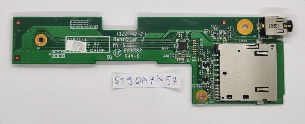 Lenovo ThinkPad L530 SC čitalnik kartic zvočne plošče - 04W3746 - Originalna zamenjava - rabljeno