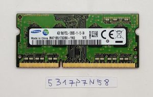 Lenovo ThinkPad L540 4GB 1Rx8 PC3L-12800S RAM pomnilnik – Originalni del prenosnika - rabljeno