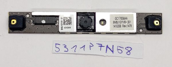 Kamera Lenovo ThinkPad L540 bn8u1gyvm-301 - Originalni nadomestni del za prenosni računalnik - rabljeno