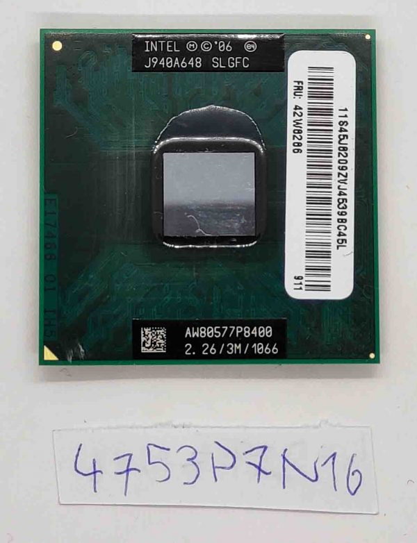 Lenovo ThinkPad T400 CPU Core 2 Duo P8400 2.26GHz SLGFC 42W8266 - rabljeno