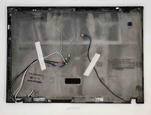 Lenovo ThinkPad T400 R400 LCD zaslon zadnji pokrov zgornji pokrov + antenski kabli 42X4833 - rabljeno - Image 2