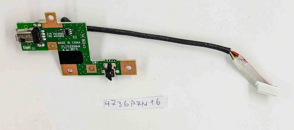 Lenovo ThinkPad T400 USB priključna plošča 44C4060 s kablom - rabljeno - Image 2