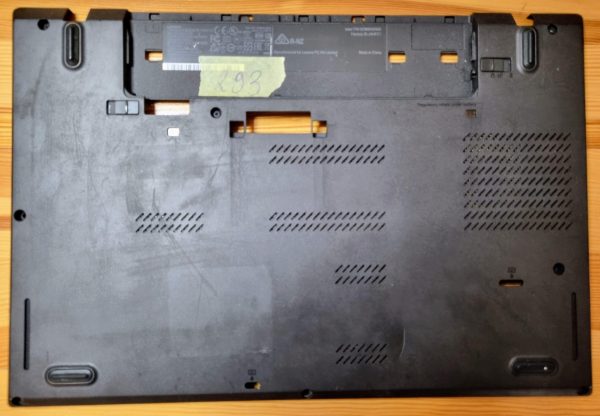 Lenovo ThinkPad T460P 14" prenosnik spodnji pokrov ohišja AM10A000700 - rabljeno